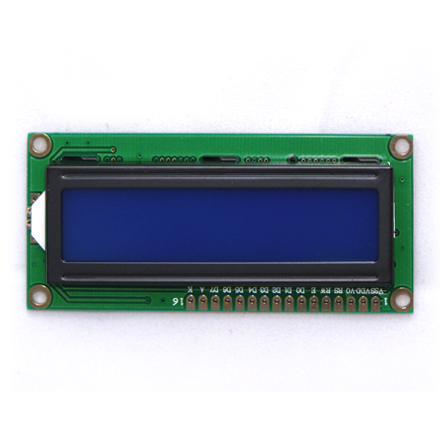 LCD дисплей 1602 символьный на HD44780 с подсветкой, синий
